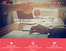 Tablet Screenshot of gtpayment.com